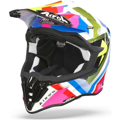 Afbeelding van Airoh Strycker View Motorcross helm, veelkleurig, afmeting XL voor man