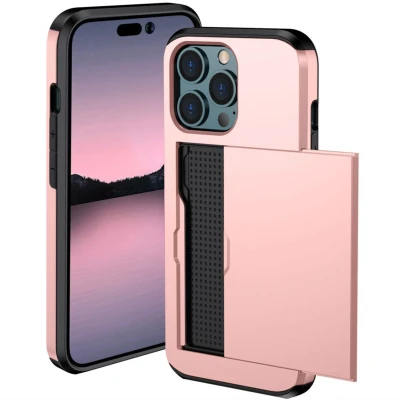 Afbeelding van Apple iPhone 14 Pro Hoesje Kunststof iMoshion Hardcase/Backcover Rosé goud Telefoonhoesje