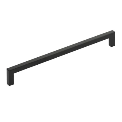 Afbeelding van Meubelgreep E8 BA 224 mm RVS zwart mat Stanggreep/relinggreep van SOTECH