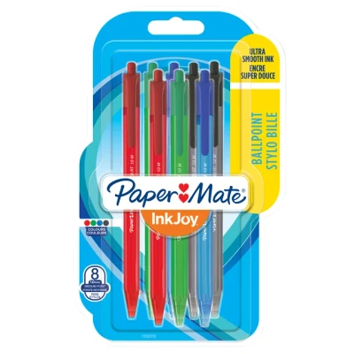 Afbeelding van Balpen Paper Mate Inkjoy 100 RT assorti