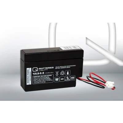 Afbeelding van Q Batteries 12LS 0.8 JST LS 12V 0.8Ah AGM Beveiliging Accu 4250889635503