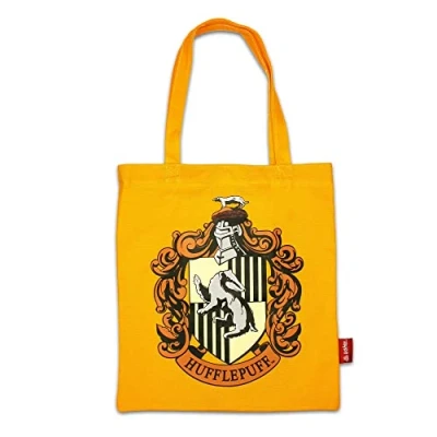 Afbeelding van Harry Potter Hufflepuff Wapen Boodschappentas Geel