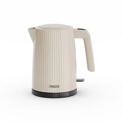 Afbeelding van Princess Waterkoker Wave 236048 Retro 1.7 liter 2200W Beige