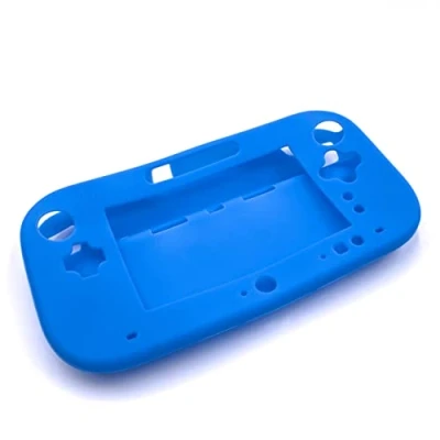 Afbeelding van vhbw Beschermhoes compatibel met Nintendo Wii U Gamepad gameconsole, controller, siliconen, blauw
