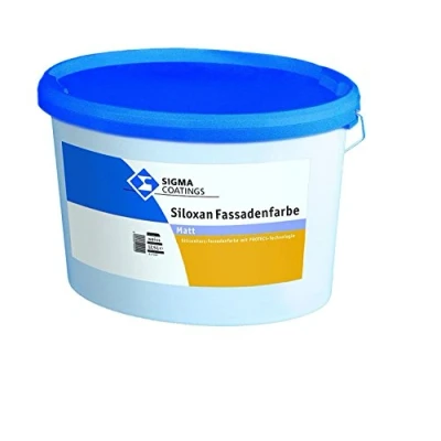 Afbeelding van SIGMA Siloxan gevelverf wit mat 12,5 liter met protectechnologie