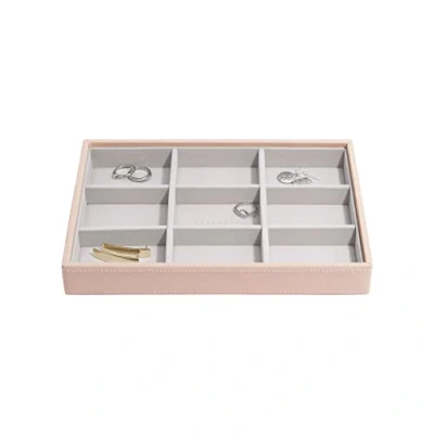 Afbeelding van Stackers Blush Pink Classic Statement Oorbel Sieraden Laag