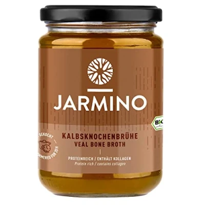Afbeelding van BIO Bone Broth Kalf JARMINO Collageen &amp; Eiwitrijke (6x 350ml) Bevat natuurlijk eiwit, collageen, hyaluron heeft een laag carbgehalte