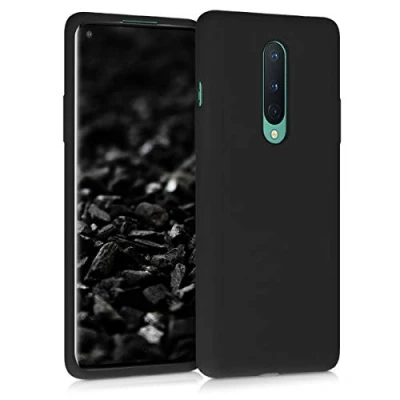 Afbeelding van kwmobile telefoonhoesje compatibel met OnePlus 8 (2020) hoesje Zachte case voor smartphone Back cover in zwart