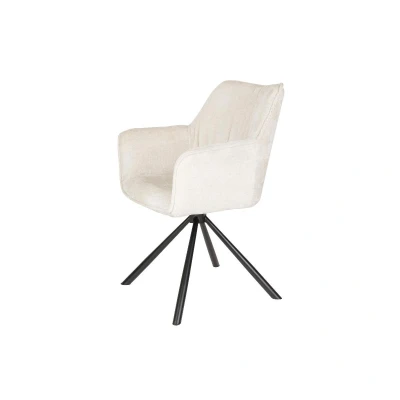 Afbeelding van Puur Jaxon eetkamerstoel beige Stof