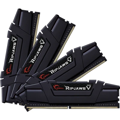 Afbeelding van G.Skill Ripjaws V F4 4000C18Q 128GVK Geheugen DDR4 128 GB: 4 x 32 GB 288 PIN 4000 MHz CL18 1.40V zwart