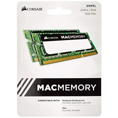 Afbeelding van Corsair Mac Memory CMSA16GX3M2A1600C11 16GB DDR3L SODIMM 1600MHz (2 x 8 GB)
