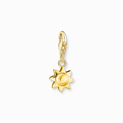 Afbeelding van Thomas Sabo 2024 413 39 Charm Dames 925er Zilver geel verguld