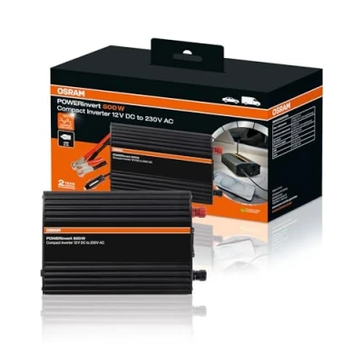 Afbeelding van OSRAM POWERINvert gemodificeerd sine Wave inverter 12 V DC 500 W.