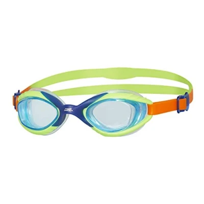 Afbeelding van Zoggs Kids Sonic Air Junior met UV bescherming en anti condens zwembril , 6 14 jaar, blauw/groen/oranje