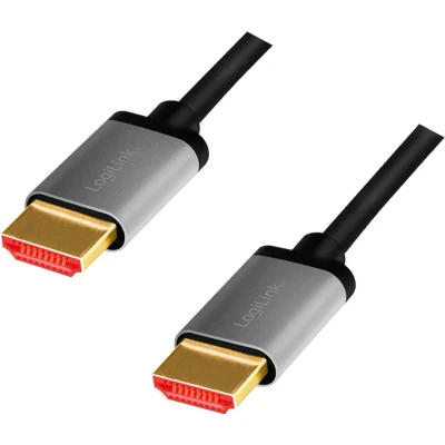 Afbeelding van LogiLink CHA0106 HDMI kabel 3 m Type A (Standaard) Zwart, Grijs