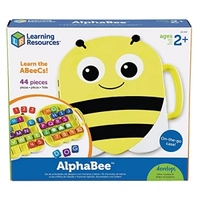 Afbeelding van Learning Resources AlphaBee Draagbaar Alfabet Leren Activiteit 44 Stuk Set