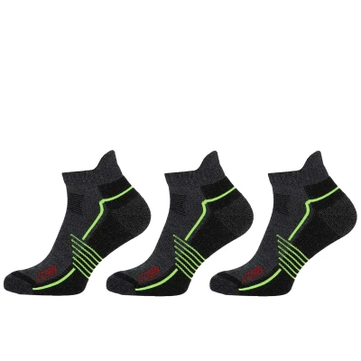 Afbeelding van STAPP Wandelsokken Sneaker Active Outdoor Bamboe 3 pack Donkergrijs 35/38