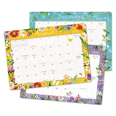 Afbeelding van Katie Daisy 2023 2024 Desk Pad