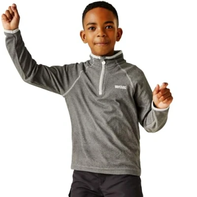 Afbeelding van De Loco sportieve fleece van Regatta kinderen grijs