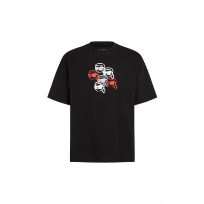 Afbeelding van KARL Lagerfeld IKON Relaxed Tshirt print, Heren, Maat: Large, Black