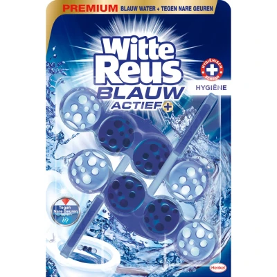 Afbeelding van Witte Reus Toiletblok blauw actief hygiene 100 g