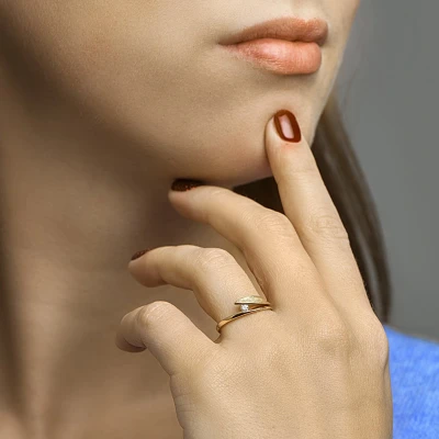 Afbeelding van Geelgouden Ring diamant 0.07ct H SI 4022555 18.00 mm (57)