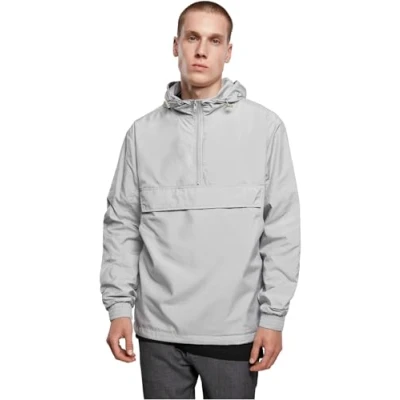 Afbeelding van Urban Classics Basic Windjack, Heren, Maat: XXL, Lightasphalt
