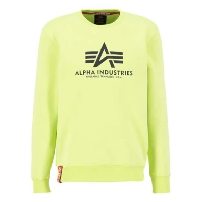 Afbeelding van Alpha Industries Sweater, Heren, Maat: Large, Hornet green