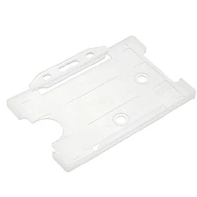 Afbeelding van ID Card It 25 x kaart pass badgehouder voor lanyards en intrekbare rollen (transparant)