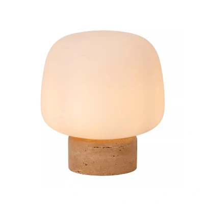 Afbeelding van Lucide ANSTON Tafellamp 1xE14 Opaal
