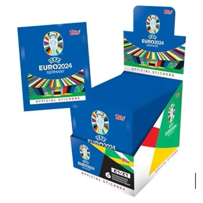 Afbeelding van UEFA EURO 2024 Sticker Display 100 Packs
