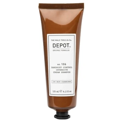 Afbeelding van Depot 106 dandruff control intensieve cream shampoo 125 ml Voor Hoofdhuid met roos