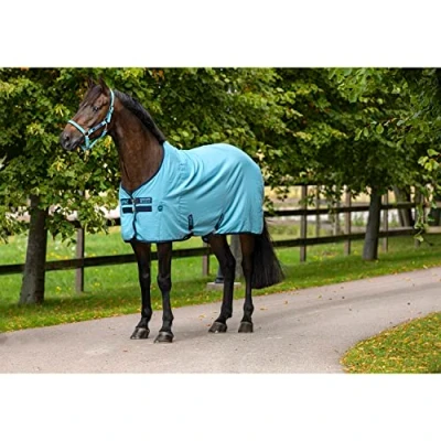 Afbeelding van Amigo Staldeken Poly Kruissingels Delphinium/Navy 125/175