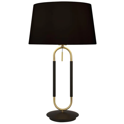 Afbeelding van Searchlight Jazz Vloerlamp Satin Brass