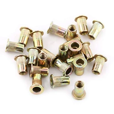 Afbeelding van 100 / 20Pcs M3 M12 Acier au Carbone Fileté Plat Rivet écrou Bride Rivnut Attache Nutsert(M3/100pcs)