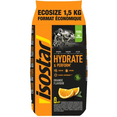 Afbeelding van 3x Isostar Hydrate &amp; Perform Orange 1500 gr