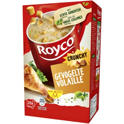 Afbeelding van Soep Royco gevogelte met croutons 20 zakjes