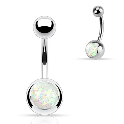 Afbeelding van Piercing opal glitter