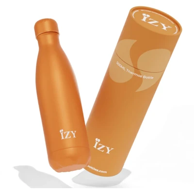 Afbeelding van Thermosfles IZY Poedercoat Oranje 500 ml