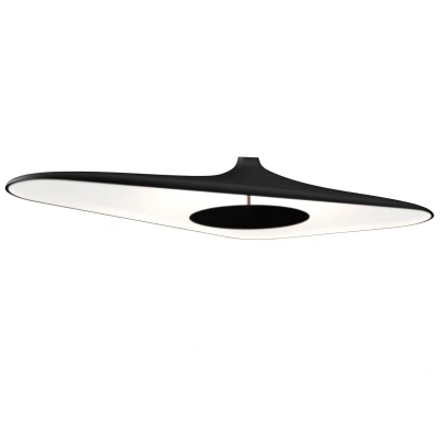 Afbeelding van Luceplan Soleil Noir Plafondlamp LED Zwart/wit