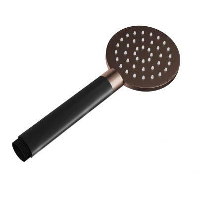 Afbeelding van HotBath Cobber Handdouche 9cm 1 stand PVD Koper Geborsteld