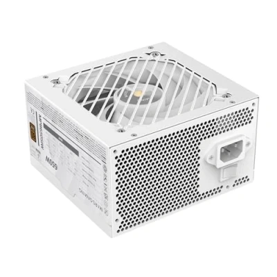 Afbeelding van Mars Gaming MPB650SI, ATX Voeding PC 650W, 7 Jaar Garantie, 80Plus Bronze 230V, 90% Efficiëntie, SI Extreme Silence Ventilator met Koperen Kern, AI2 RPM, DC en SMD Technologieën, Wit