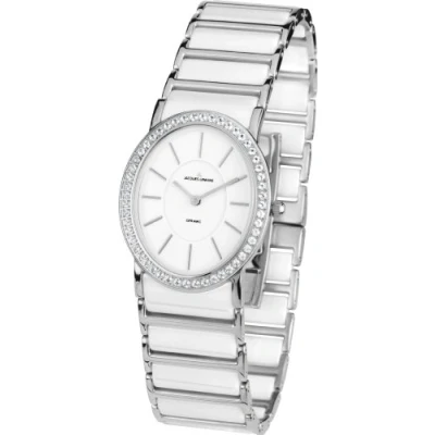 Afbeelding van Jacques Lemans Horloge, Dames, Maat: One Size, Wit