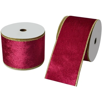 Afbeelding van Clayre &amp; Eef Decoratie Lint 63 mm x 5 m Roze Synthetisch