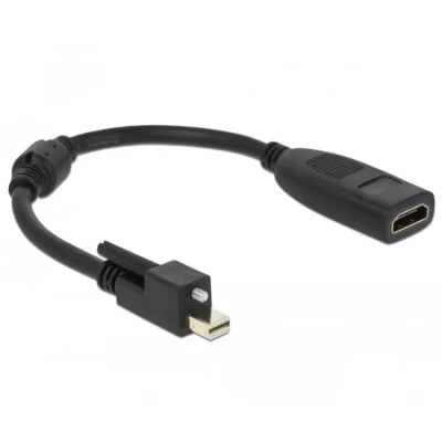 Afbeelding van Delock Adapter mini Displayport 1.2 mannelijk met schroef &gt; HDMI vrou