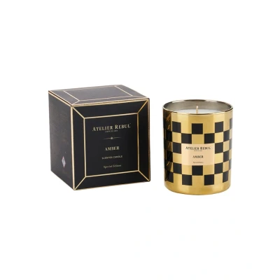 Afbeelding van Amber Geurkaars Atelier Rebul (210g) 45 Branduren Sojawas Warme &amp; Kruidige Geur