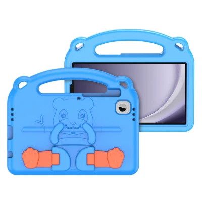 Afbeelding van Dux Ducis Tablet hoes geschikt voor Samsung Galaxy Tab A9 (2023) Schokbestendige case met handvat en standaard Panda Series Blauw