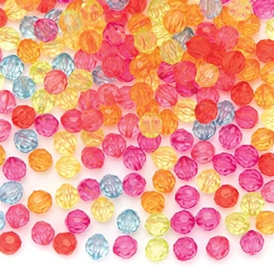 Afbeelding van Baker Ross Transparante Regenboog Kralen (3 stuks) Knutselspullen en voor Kinderen