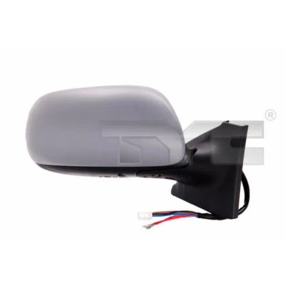 Afbeelding van Buitenspiegel Tyc 336 0057 rechts Met grondlaag Bol vormig, Te verwarmen, voor elek. spiegelverstelling TOYOTA: Yaris II Hatchback