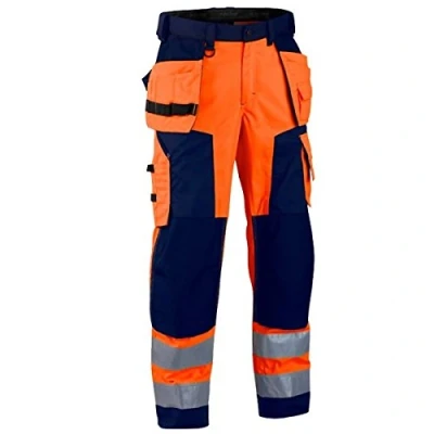 Afbeelding van Blaklader Werkbroek High Vis 1568 1811 Oranje/Marineblauw C64